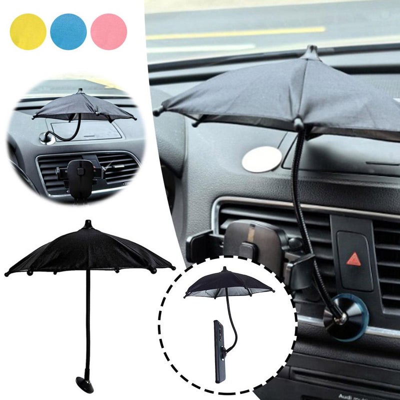 Magnetic Phone Umbrella for Sun, Cellphone SunShade Shield Umbrella, Universal Phone Sun Blocker Cover Visor for Beach Pool Outdoor (blue) - Image 5